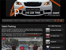 Tablet Screenshot of powervaletparking.com